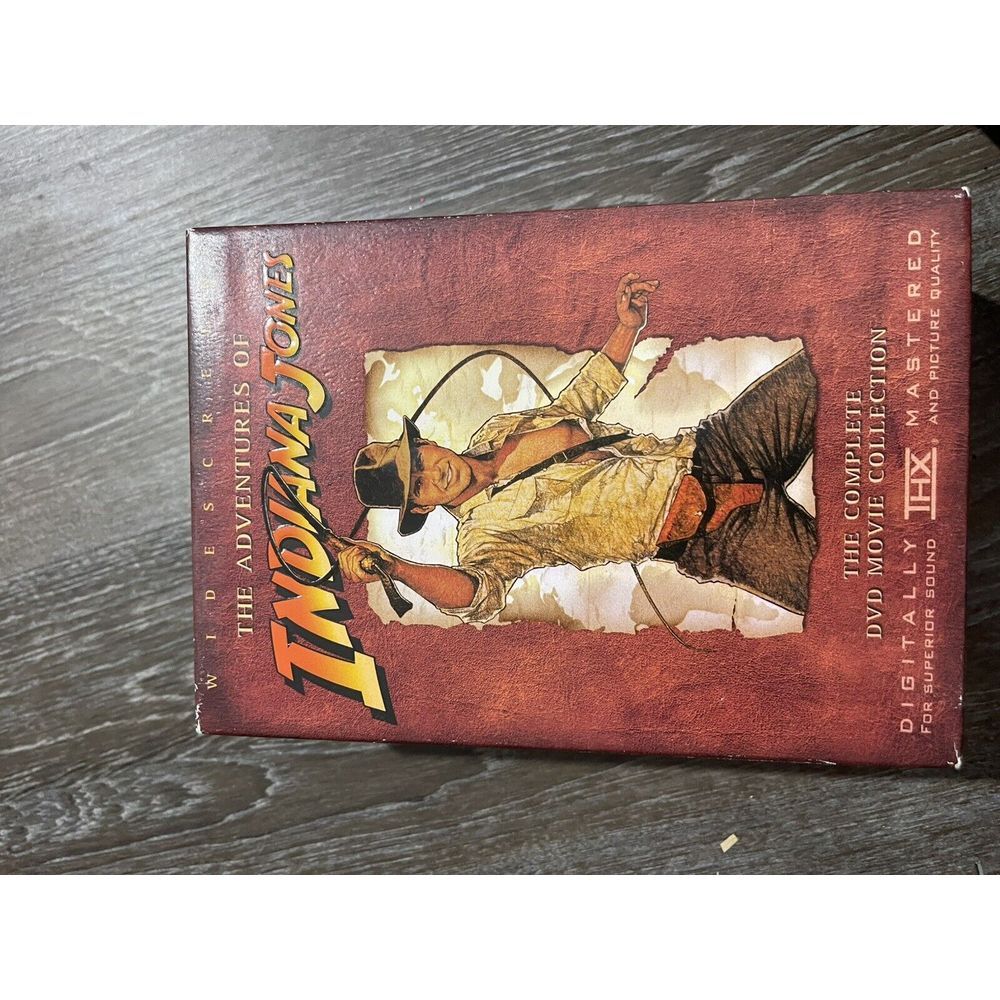 The Adventures‎ of Indiana Jones: Movie Collection (4 DVD Box Set) Pre-Owned